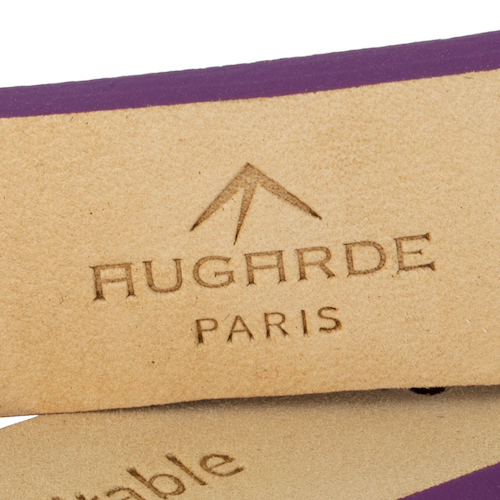 logo Augarde Paris dos bracelet cuir