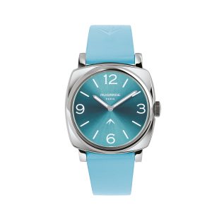 Montre carrée bleu ciel Augarde Belleville