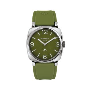 Montre Montre carrée kaki Augarde Bastille Vert Mat