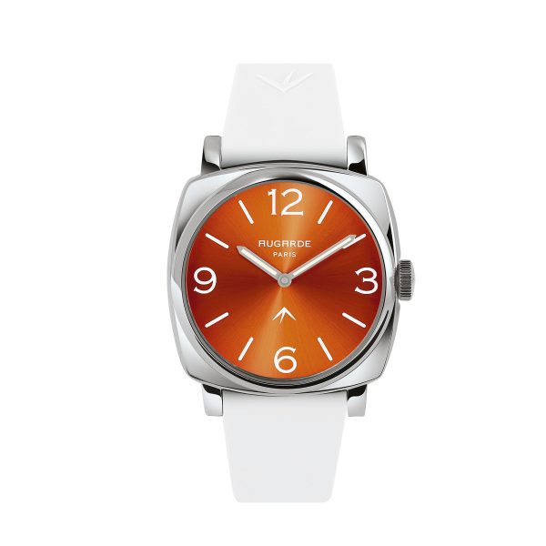 Montre Belleville orange et blanche Augarde