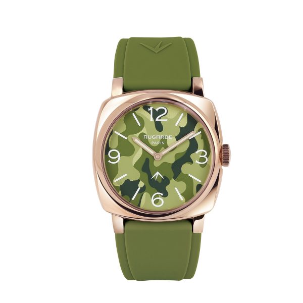 Montre Bagatelle camouflage kaki Augarde